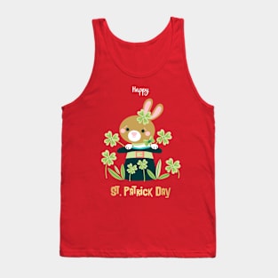 Saint Patrick Bunny Tank Top